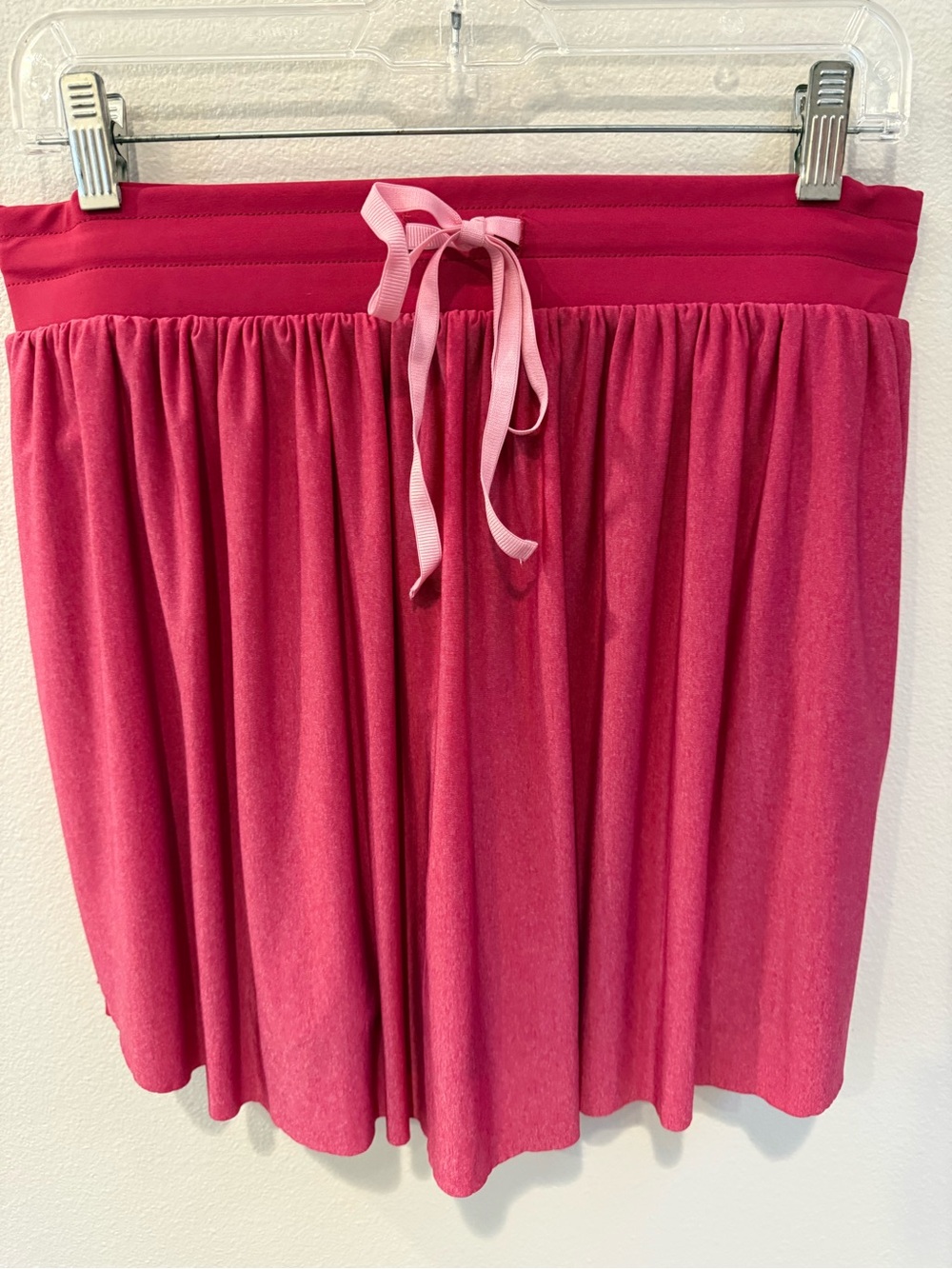 Senita Athletics Pink Drawstring Circle Skort